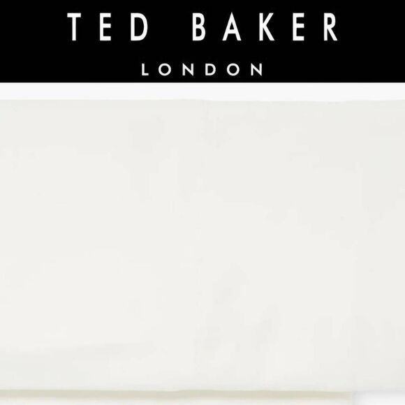 Ted Baker London Plain Dye Collection Set of 2 Pillowcases- White - Picture 1 of 9